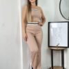 HERMOSO CONJUNTO DAMA - beis