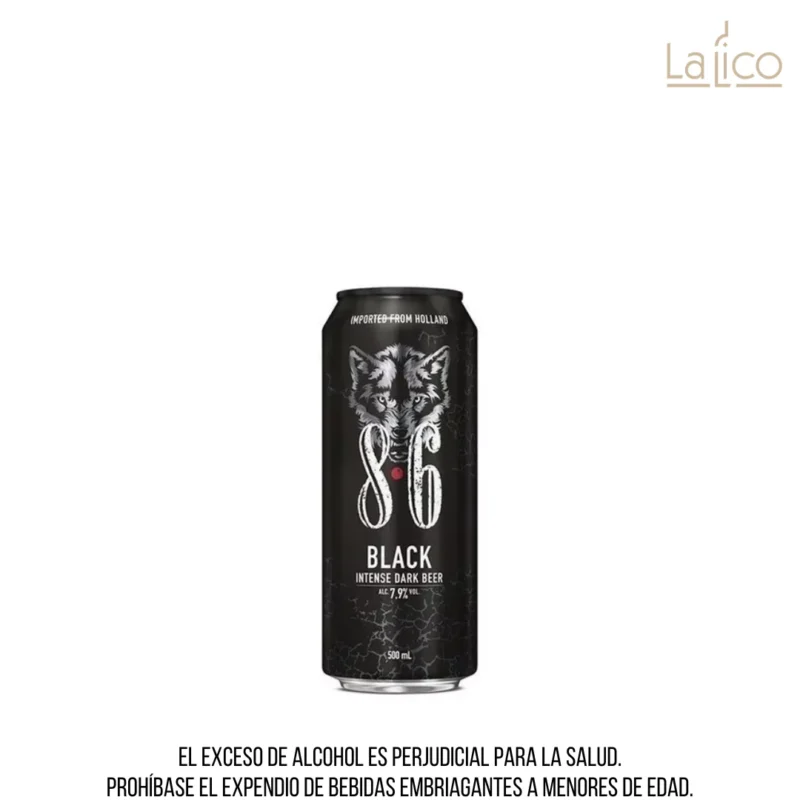 8.6 Black Intense Dark 500ml